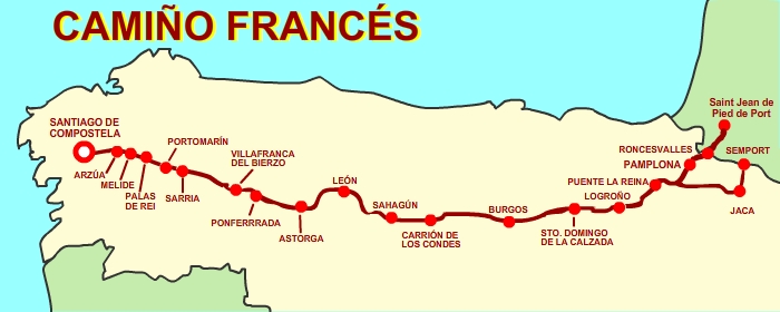 Mapa Cam.Francés