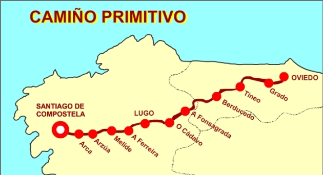 Mapa Cam.Primitivo